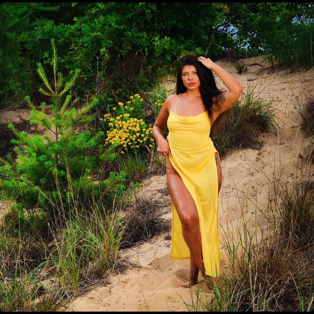 Vibrant Yellow Maxi Dress